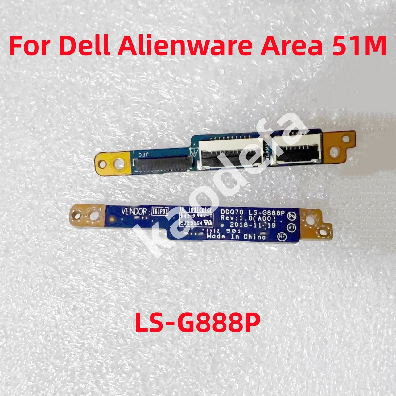 

LS-G888P For Dell Alienware Area 51M P38E Laptop LED Board Sensor Junction Board 100% Test OK