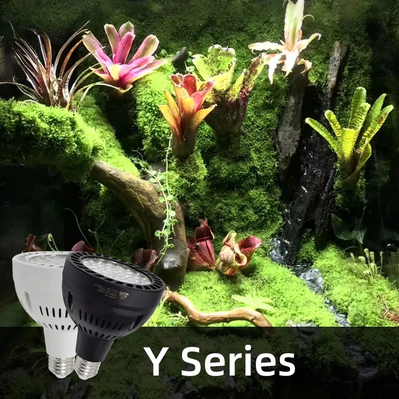 Y30SE Full Spectrum Aluminum Led Aquarium Grow Light Bulb for Paludarium Aquascape Light