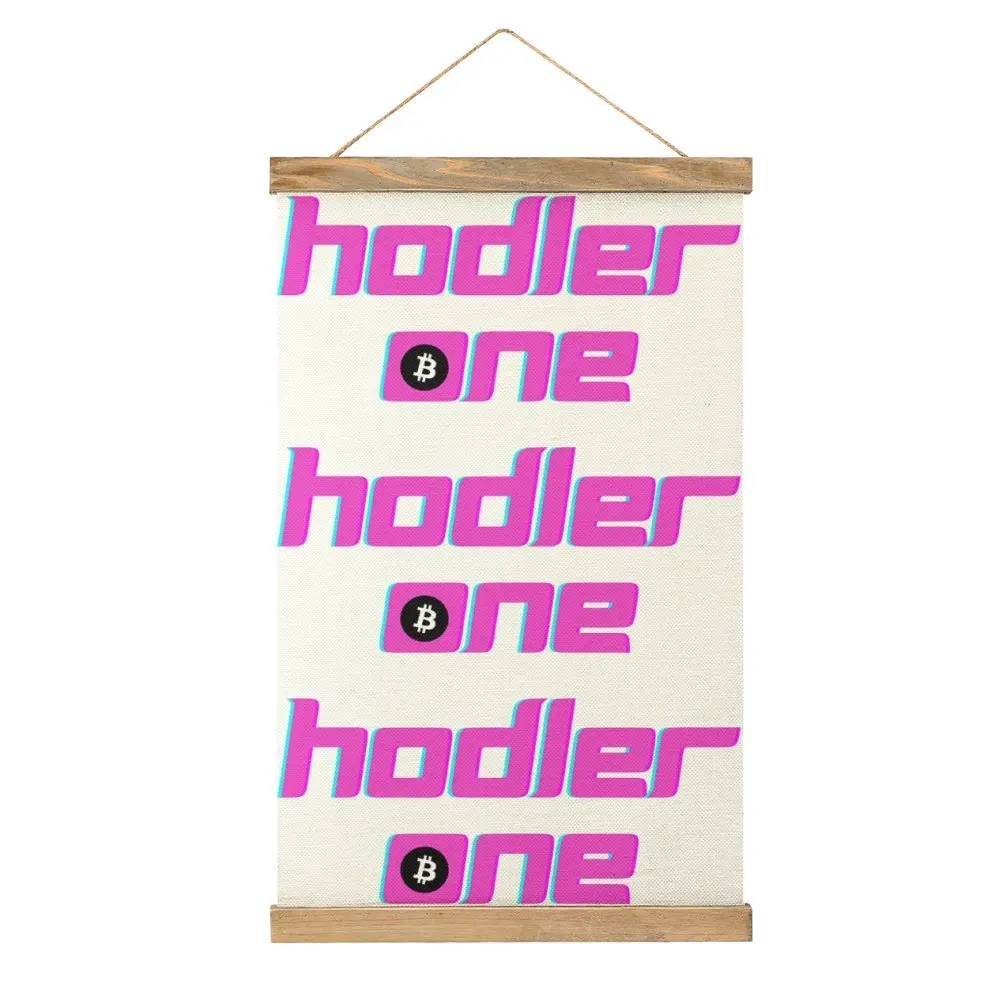 Novelty Bitcoin (BTC) Hodler One For Sale Canvas Hanging Picture Wall Decoration Joke Kitchen   Draw Style Decorate