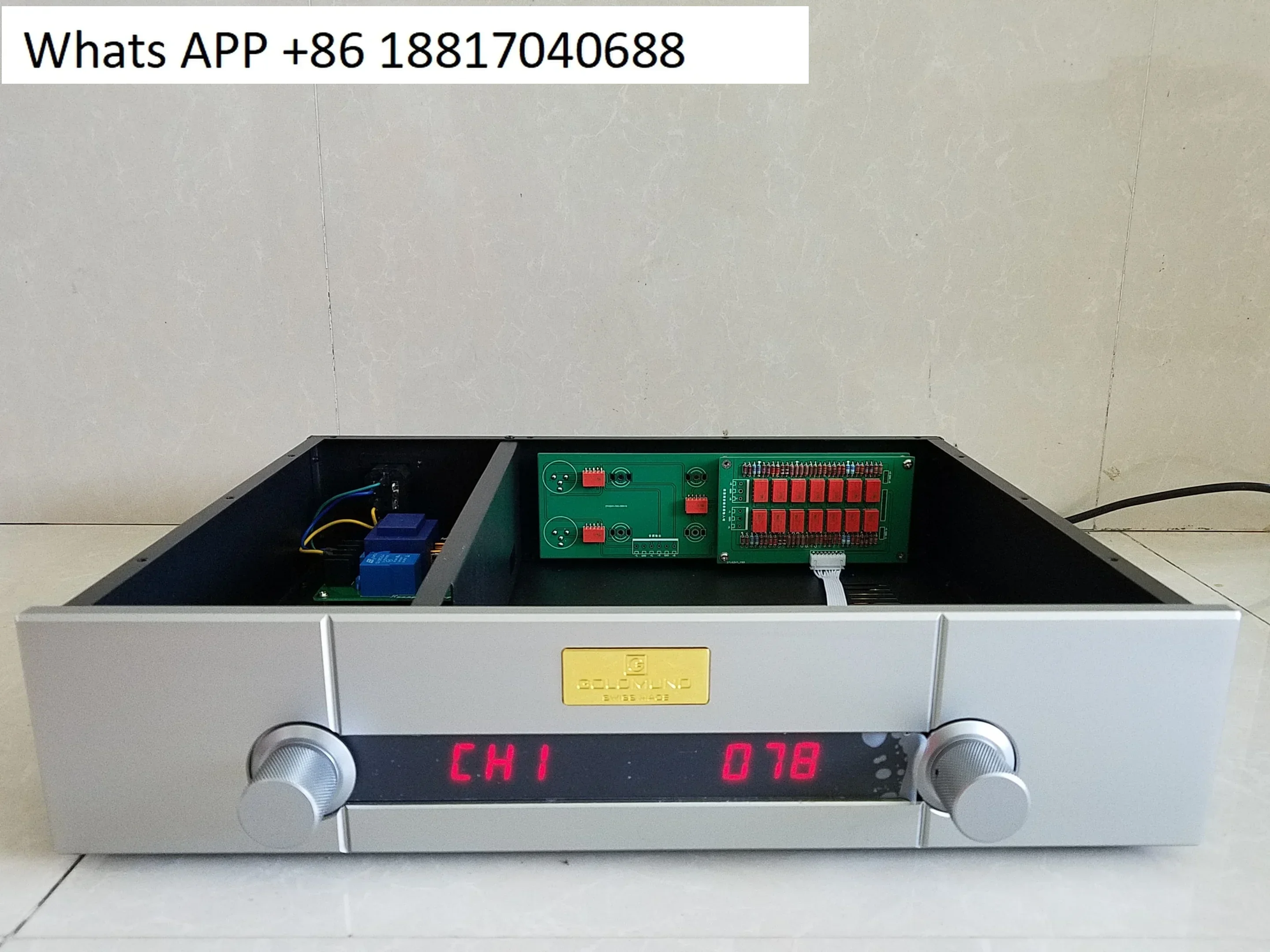 Chassis relay remote control volume control board (balanced version)