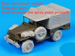 1:35 Scale Resin Die-casting Of Armored Vehicle Parts Modification Does Not Include Unpainted Car Model