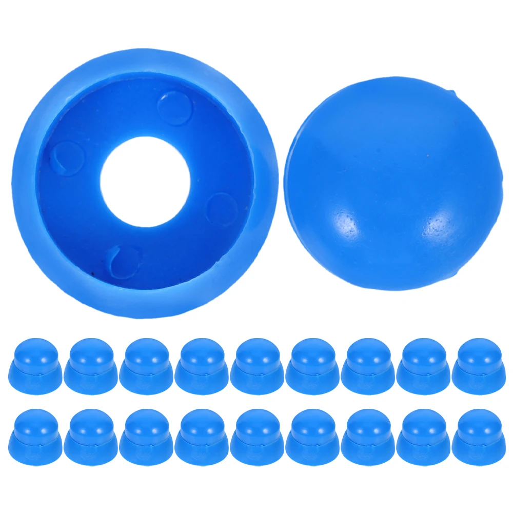 25-delige noten Naughty Castle Hat Caps Speeltuin Schroefbout Plastic Covers Zwembadbescherming Beschermend