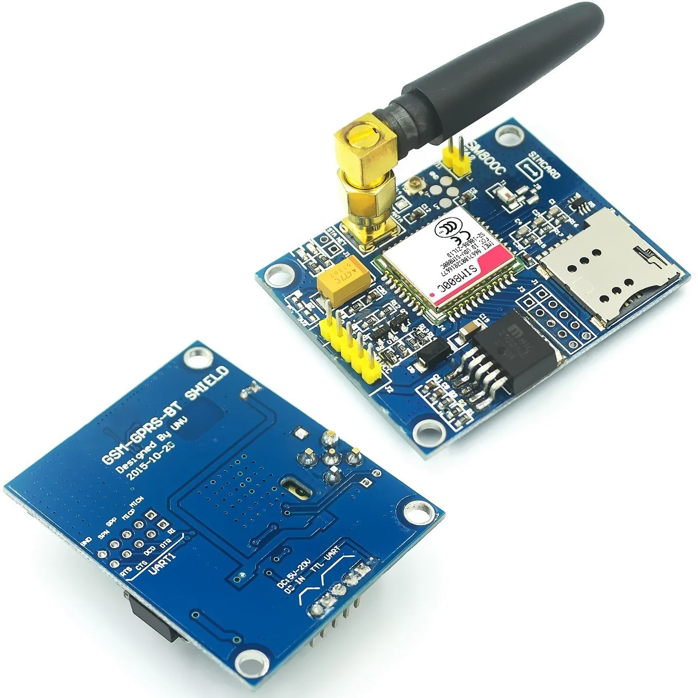 SIM800C module SMS data can be used instead of global SIM900A development board