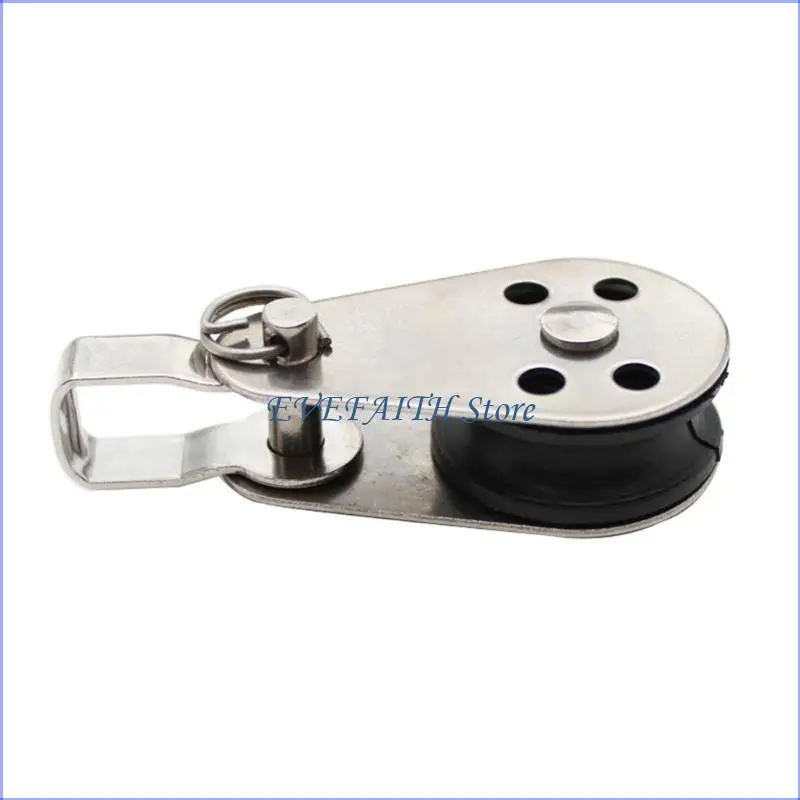 

124B 4Pcs Nylon Pulley Sailings Yacht Ship Pulley Nylon Rope Pulley Tilting Pulley