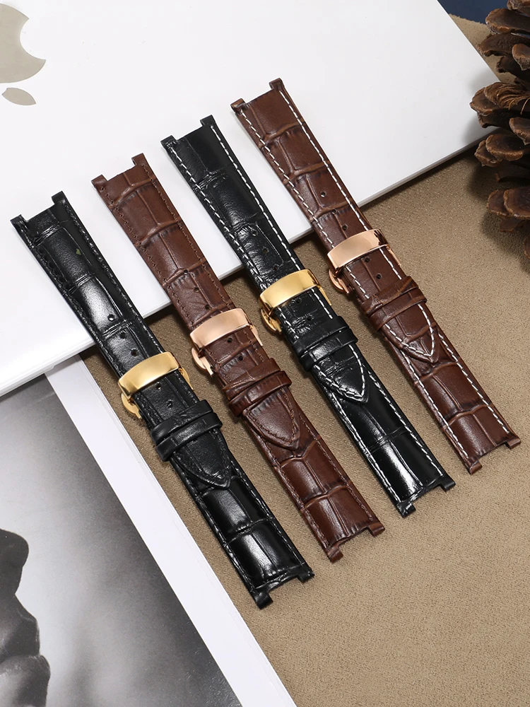 Adapted V-ersace Notch Leather Strap SCD010016 VAN050016 Can Be Customized.