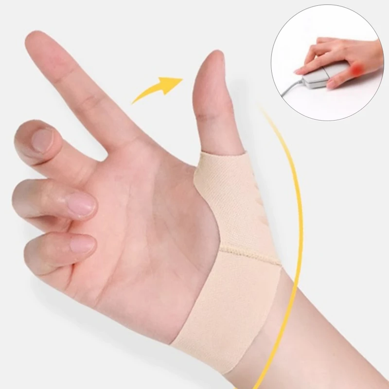 

1Pcs Elastic Thumb Support Brace Liner-Soft Thumb Compression Sleeve Protector for Relieving Pain Arthritis Tendonitis Sports