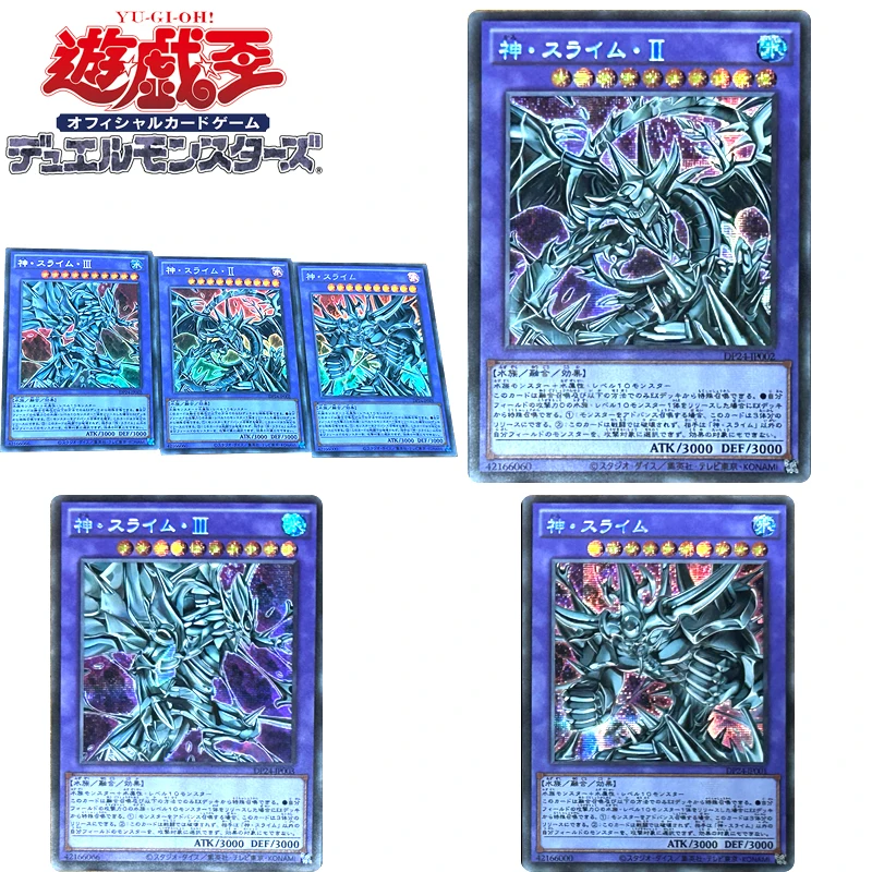 

Yu-Gi-Oh! Anime Characters Egyptian God Slime DIY Homemade Bronzing Game Toys Collection Flash Card Christmas Birthday Gift