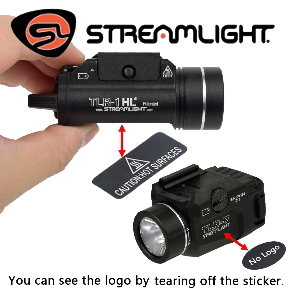 

Tactical Streamlight TLR Series TLR-1HL TLR-3 TLR-7 Flashlight LED Light Scout Flashlight Lanterna Torch Fit 20mm Rail
