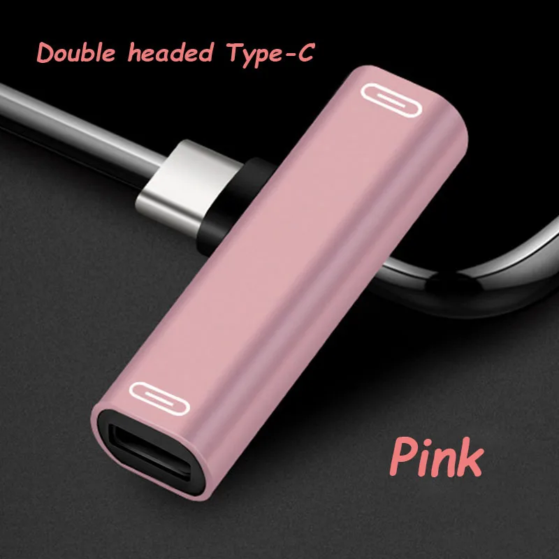 محول سماعة رأس مخصص من النوع C إلى 35 شحن ، محول 2 في 1 مع قابس فتحة دائرية ، مناسب للهاتف المحمول ممن لهم ، فيفو