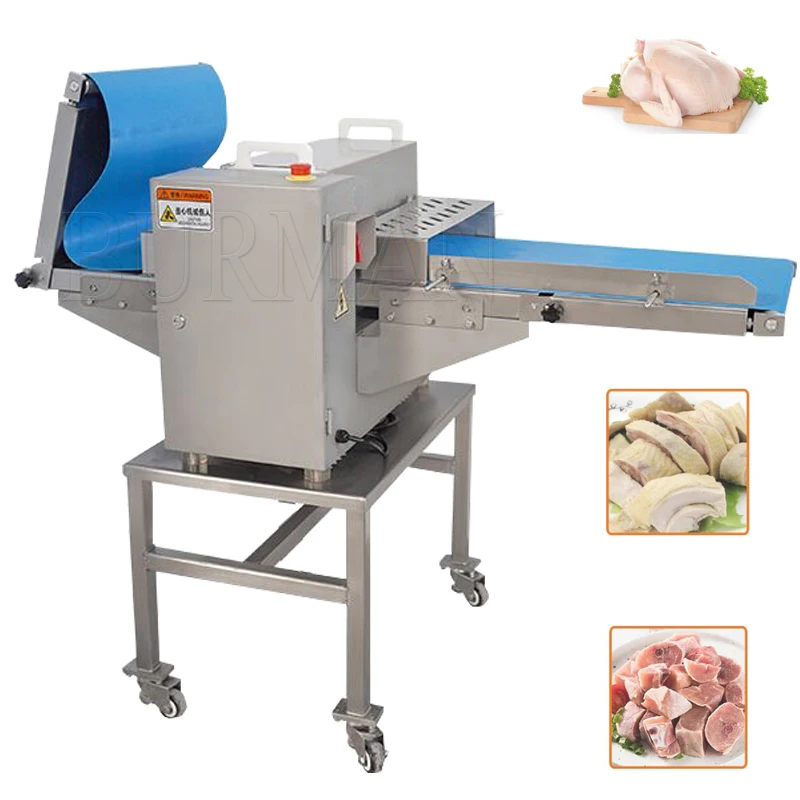 Commercial Fresh Meat Slicer Cube Fish Cutter Machine Meat Cube Dicer Chicken Cutting Machine