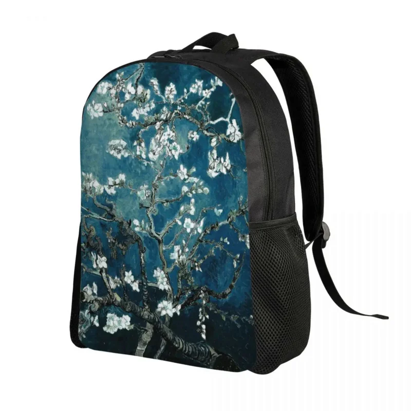 

Van Gogh Almond Blossoms Laptop Backpack Women Men Fashion Bookbag for College School Students Flowers Painting Bags