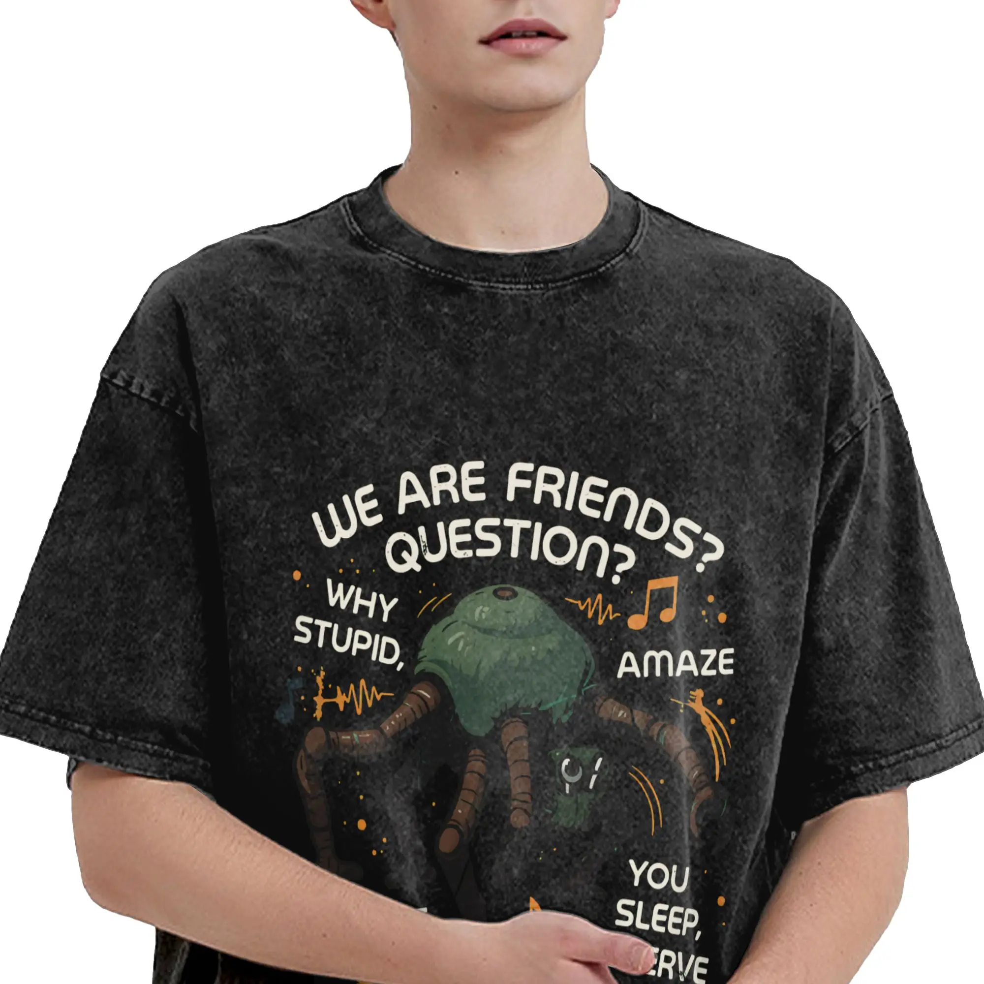 Project Hail Mary Erid   T-Shirt Men  Novelty 100% Cotton Tee Shirt Round Collar Short Sleeve T Shirts Gift Idea Clothing