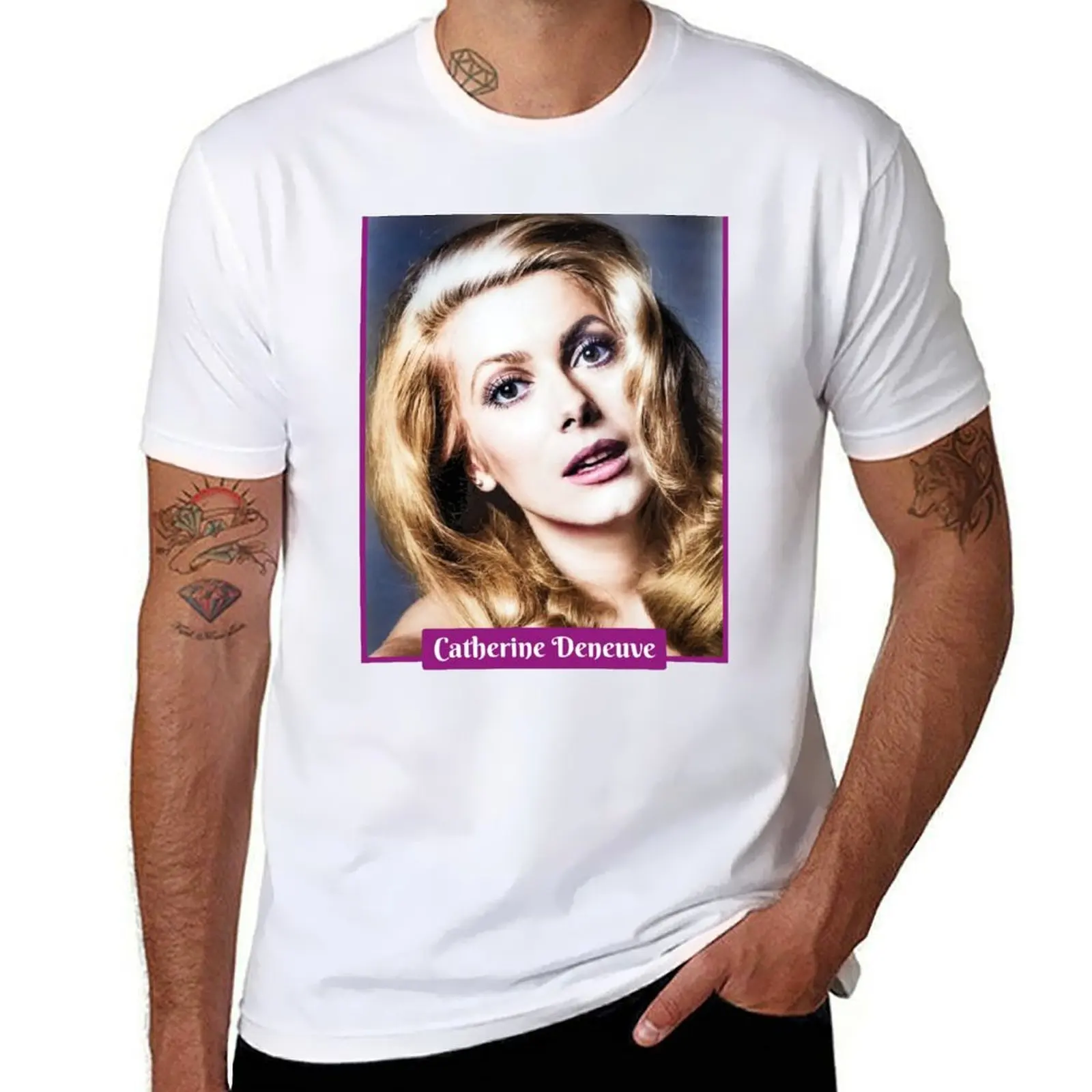 

Catherine Deneuve T-Shirt anime t shirts oversize t shirts for man graphic tees T-Shirt