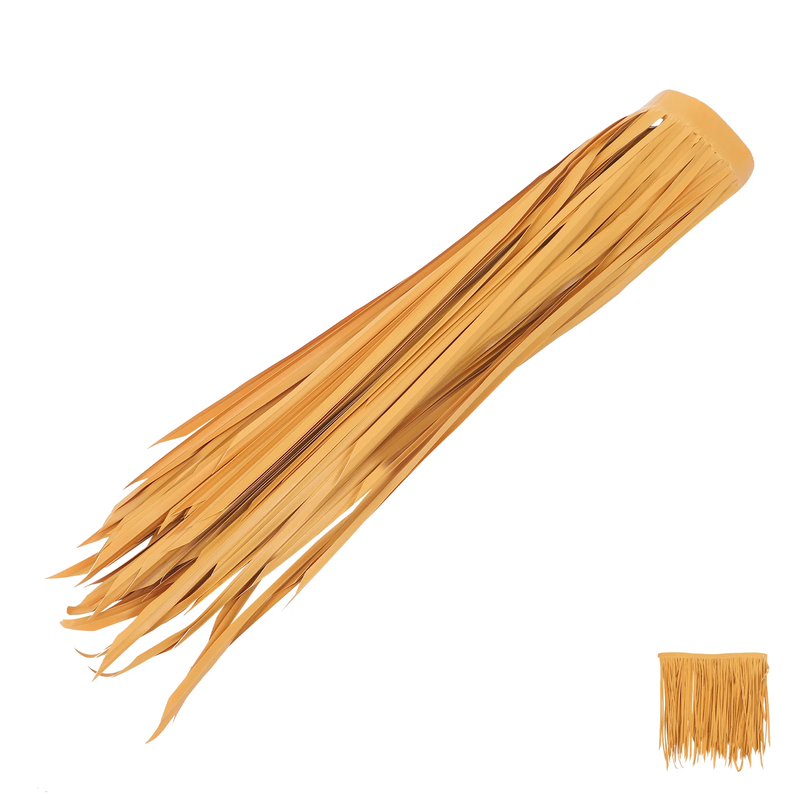 

Simulated Thatch Tile Artificial Straw Roof Decor Lifelike Fake Thatch Cover for Garden Landscaping DIY Panel Straw Color Roof