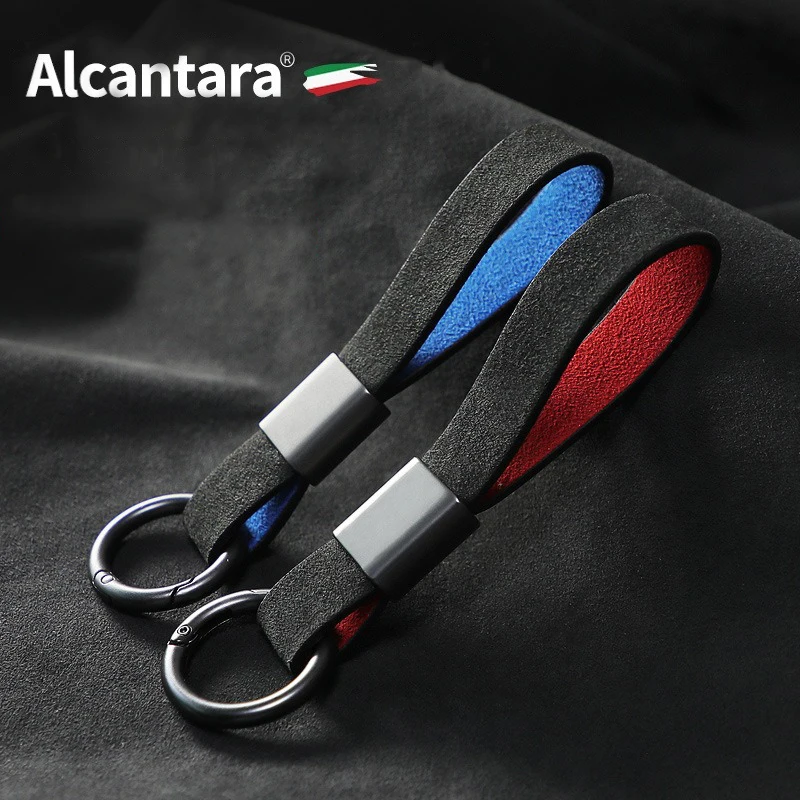 

2025 Luxury Suede Leather Car Remote Key Case Cover Applicable to all vehicle models New Fashion Car Key Bag Cover Case