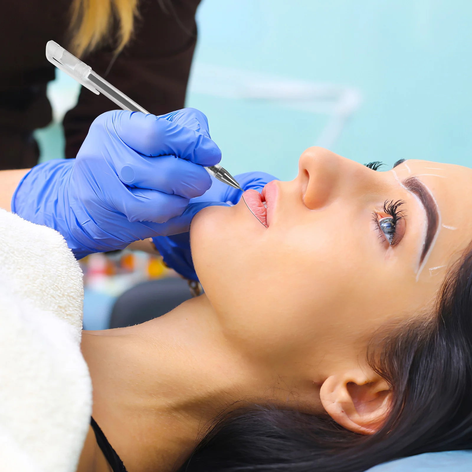 

Набор из 3 водостойких маркеров для бровей: инструмент для татуажа кожи, разметки при пирсинге и хирургических операциях, устойчивый к поту, для чётких и точных линий