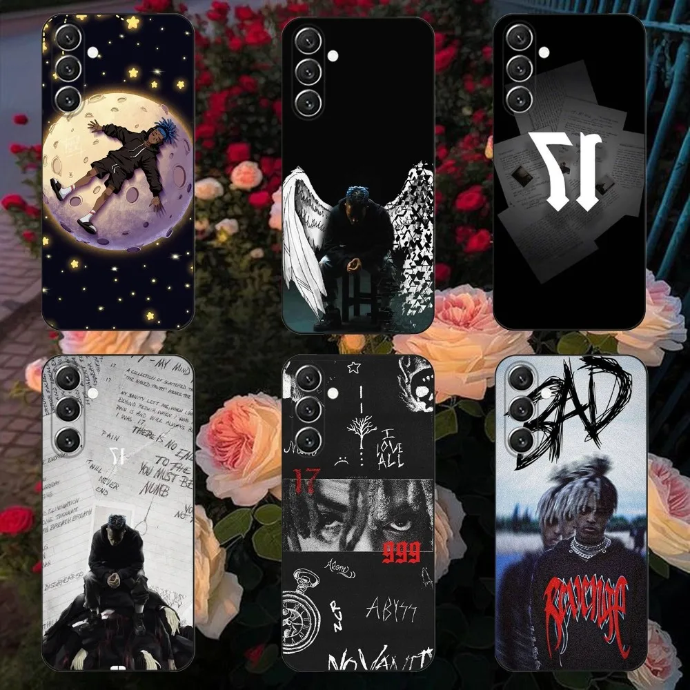 

XXX17 Rapper Phone Case For Samsung Galaxy A13,A21s,A22,A31,A32,A52,A53,A71,A80,A91 t-tentacions Soft Black Cover