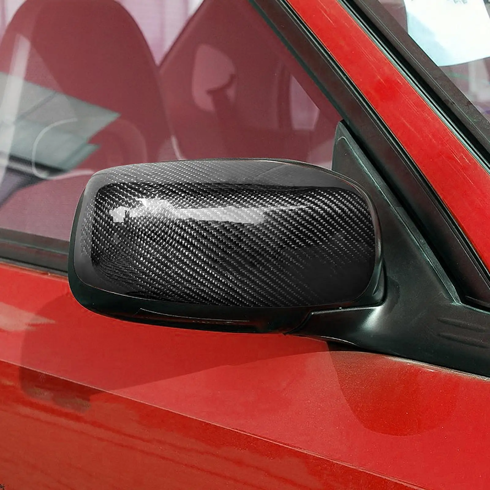 

2 Pieces Side View Mirror Covers 91054FE010nn Carbon Fiber for Subaru