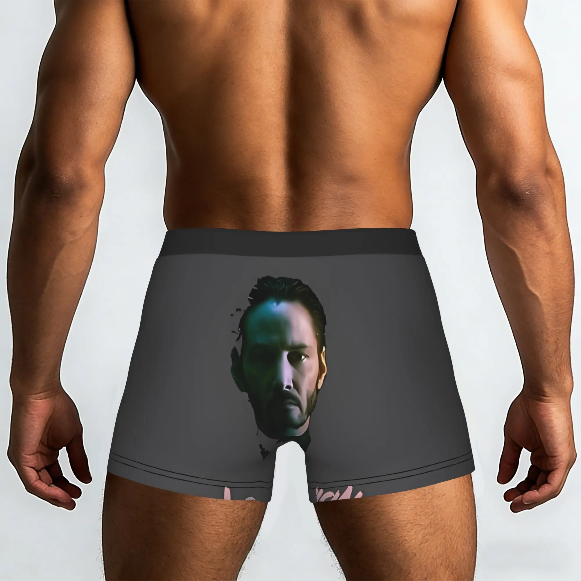 Wick's Burning John Wick Underpants Breathbale Panties Male Underwear Ventilate Shorts Boxer Briefs
