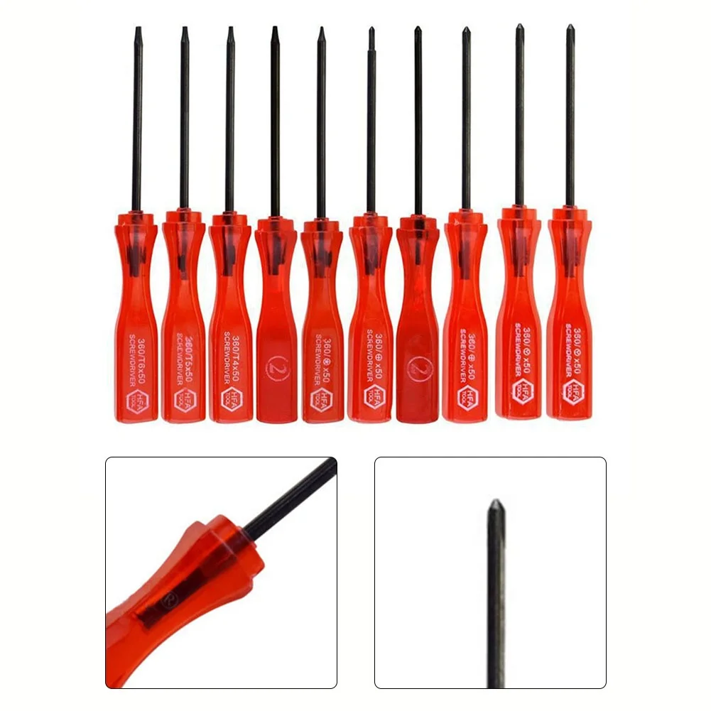 10pcs Precision Tri-Wing Screwdriver Set Y-Tip Trox Screw Driver For Phone Game Console Disassembly Repairing Hand Tool