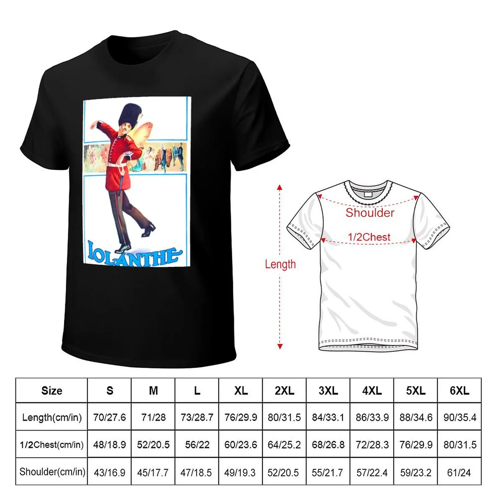 Iolenthe Gilbert Sullivan Opera T-Shirt Novelty Graphic Tee Shirt