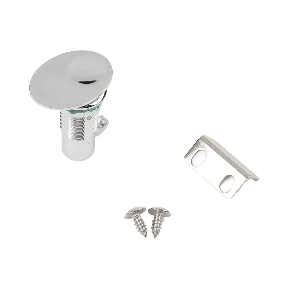for RV for camper Cabinet Latch with Zinc Alloy Push Button Lock Compatible with For Drawer and Hanging Cabinet Types