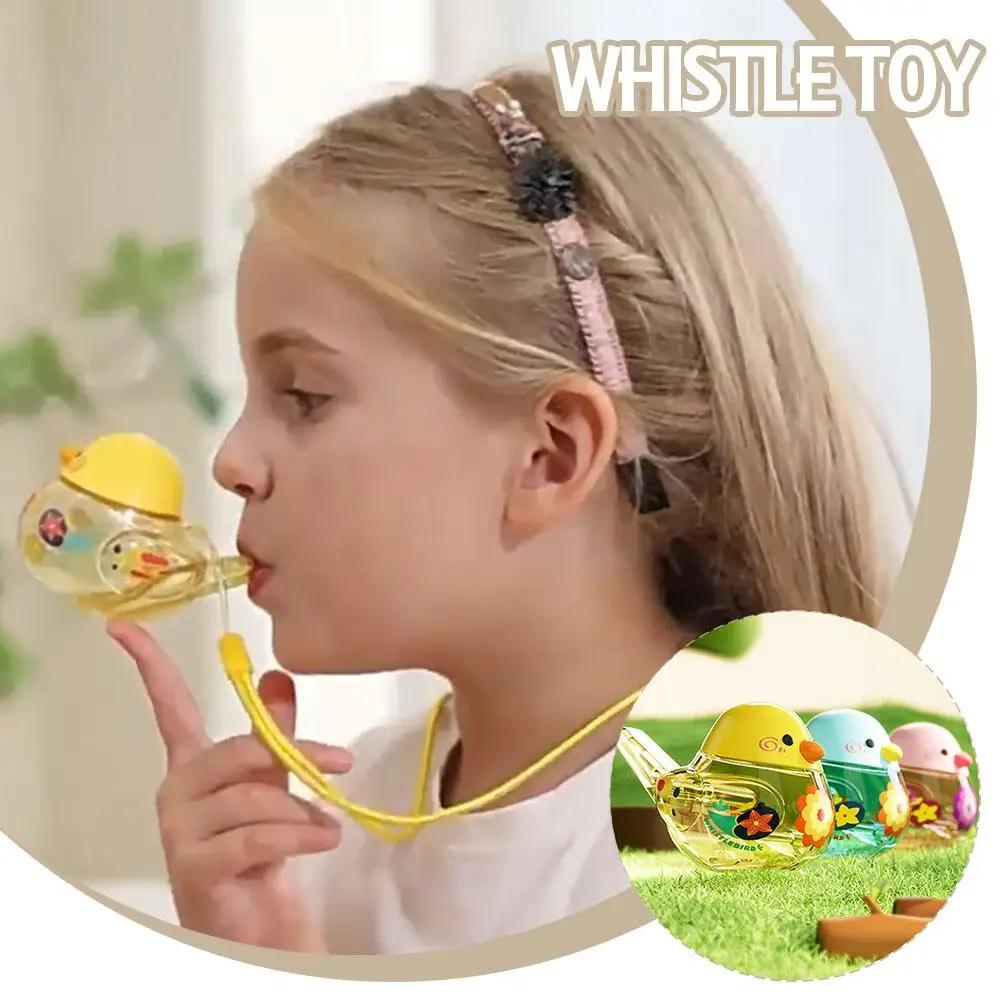 Cartoon Whistle Tide Play Fun Waterbird Plus Water Learn Bird Calls Blow Children's Musical Instrument Waterbird Whistle Toys