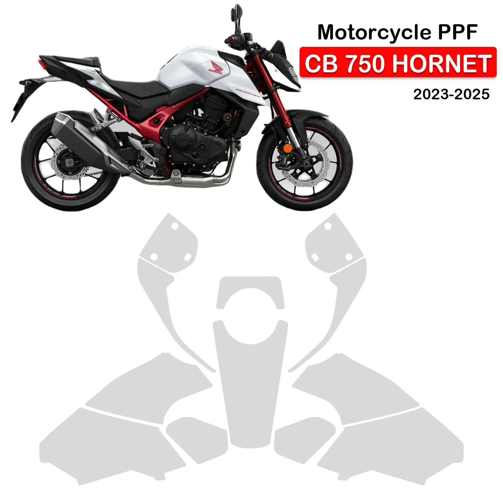 CB750 PPF For HONDA CB 750 HORNET Paint Protection Film Protect Accessories Fairing Tank Anti-scratch Transparent TPU 2023-2025