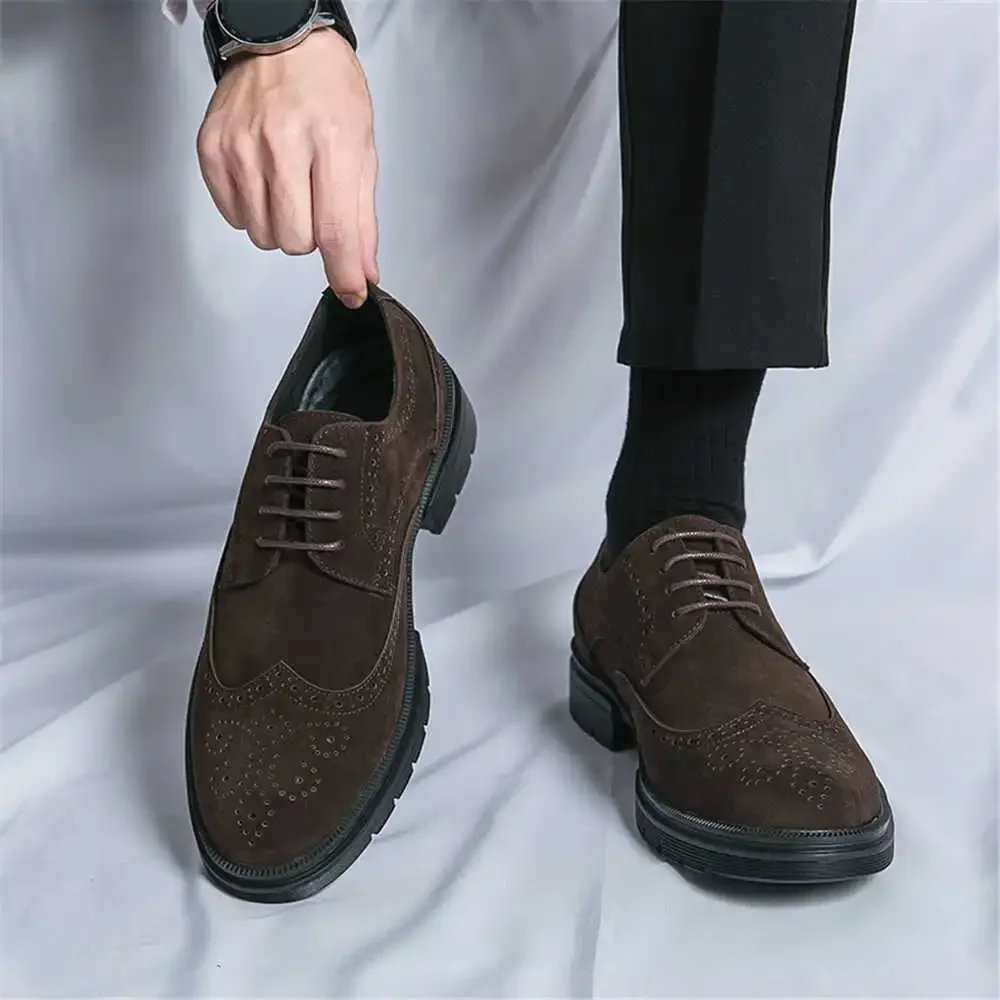 Number 38 With Holes Lux Men's Shoes Heels Men's Wedding Sneakers Sport Dress Shoes Man China High Brand Sheos