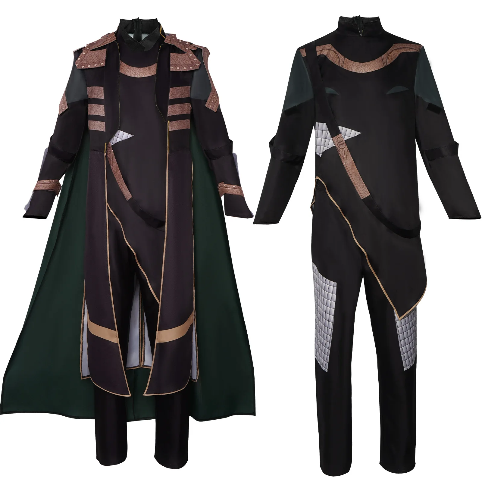 Loki Cosplay Fantasia Kostüm Erwachsene Männer Vintage Rüstung Umhang Uniform Anzug Halloween Karneval Party Disguise Schlacht Outfits