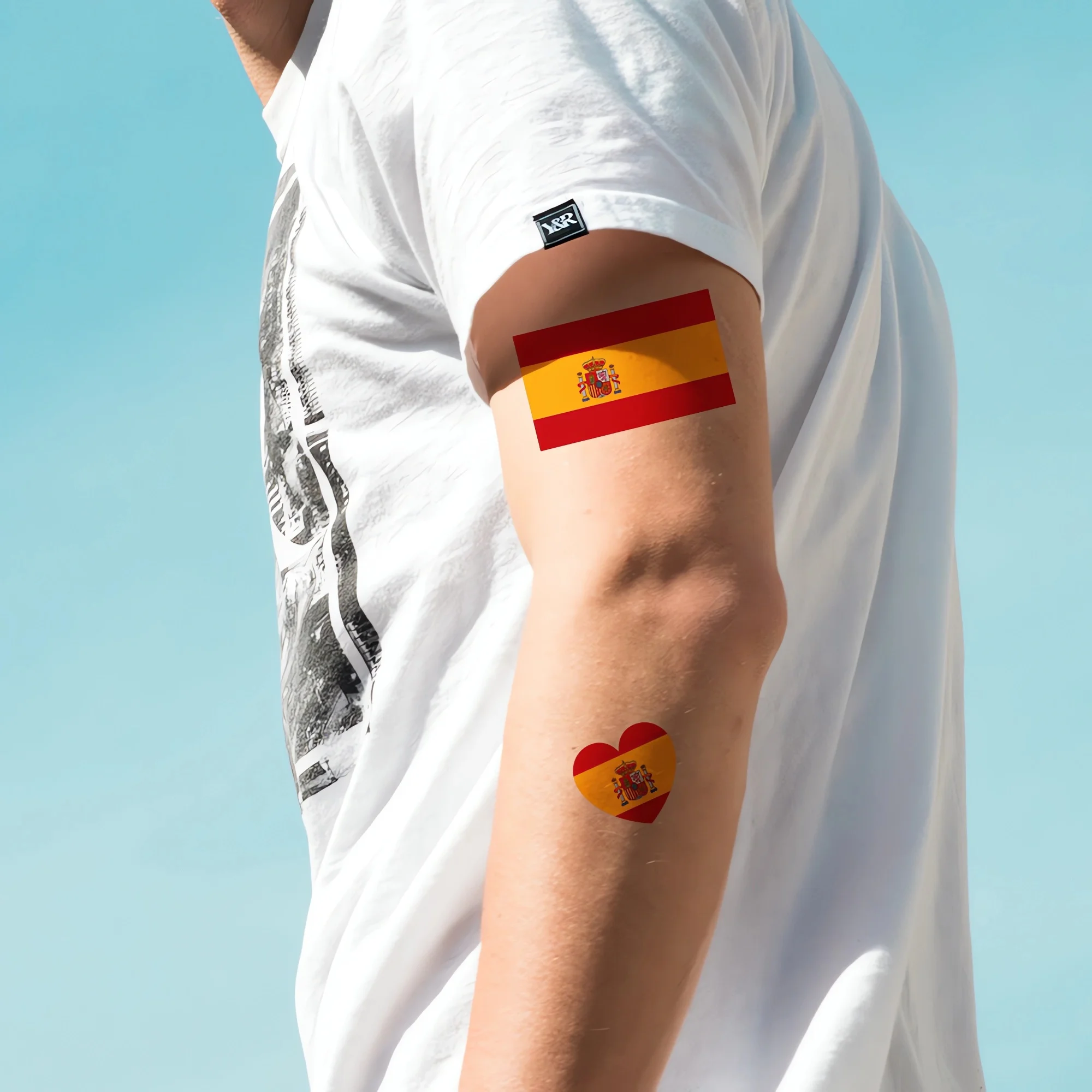 Brighten Up Your Football Game Outfit with Waterproof Tattoo Stickers – Showcase Your Team Pride with Official Merchandise