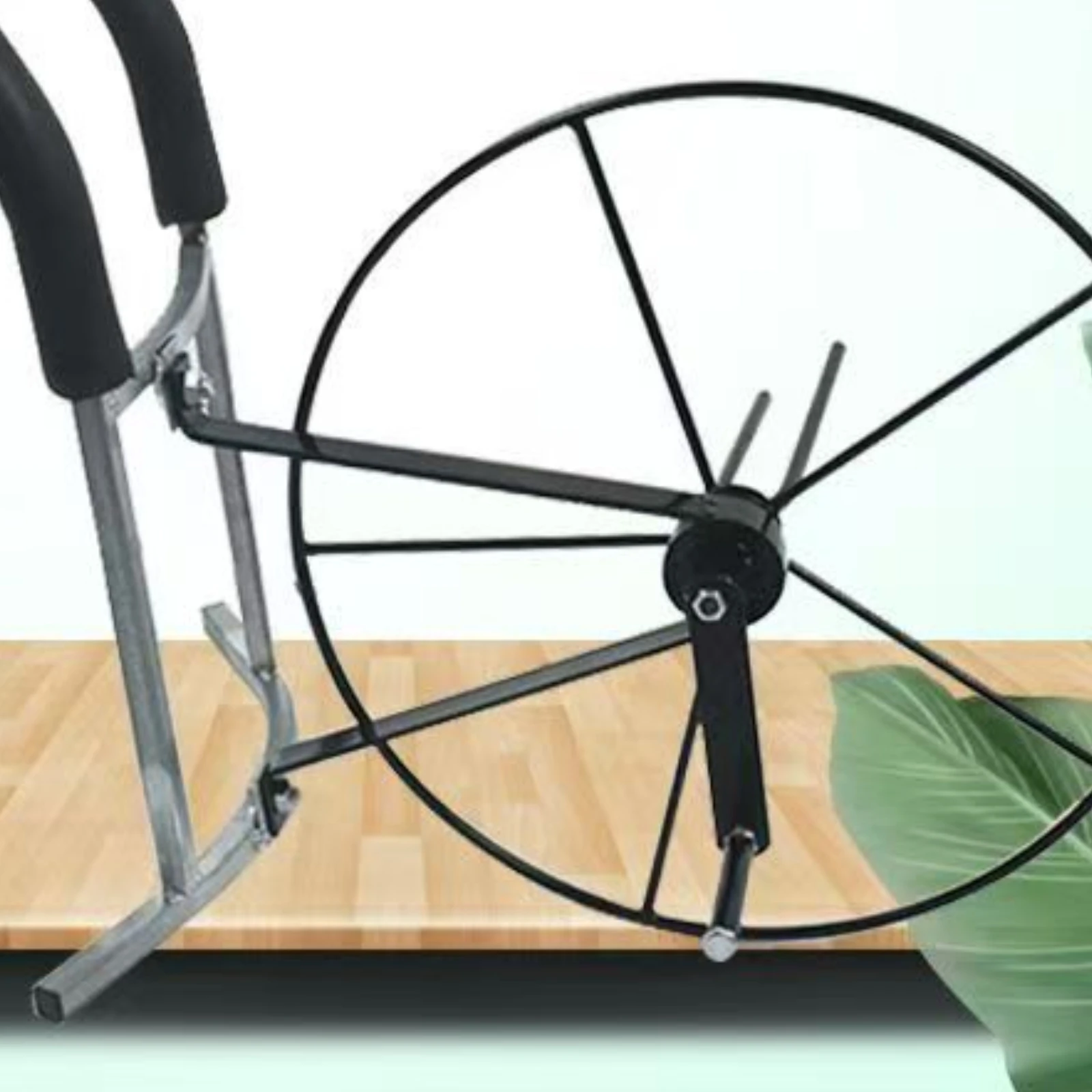Shoulder Hose Reel Metal Frame Manual Hose Reel Farm Equipment Long-Lasting Easy to Install for Agricultural Use