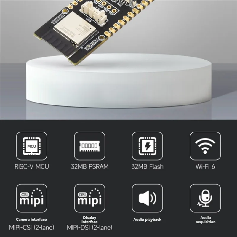 N05R ESP32-P4 บอร์ดพัฒนา WIFI6 ESP32-P4 และ ESP32-C6 รองรับ Wifi6 บลูทูธ 5 และ Xiaozhi AI Deepseek