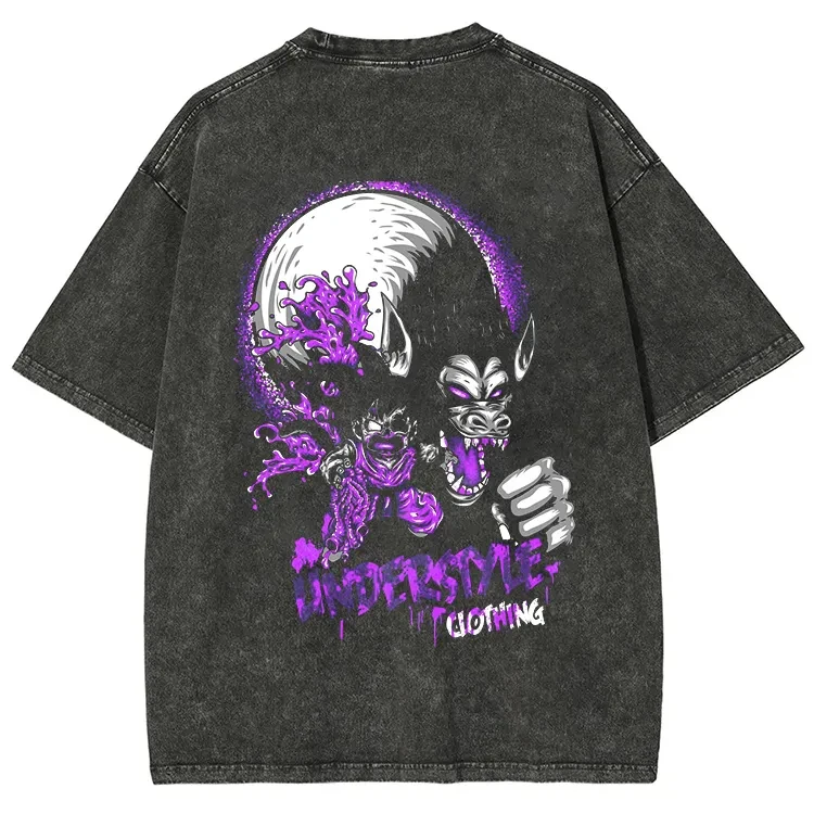 

Anime Dragon Ball Son Goku Harajuku Retro Washed T-shirt Cotton Men's Street Wear Oversized Women's Short Sleeves Unisex Y2k Top