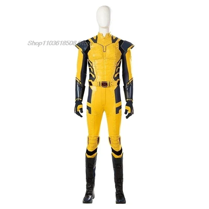Deadpool 3 Wolverine Cosplay Costume Superhero Cosplay Zentai Full Set With Bosysuit Shoes Handmade Halloween Man Outfit GHFHJJ