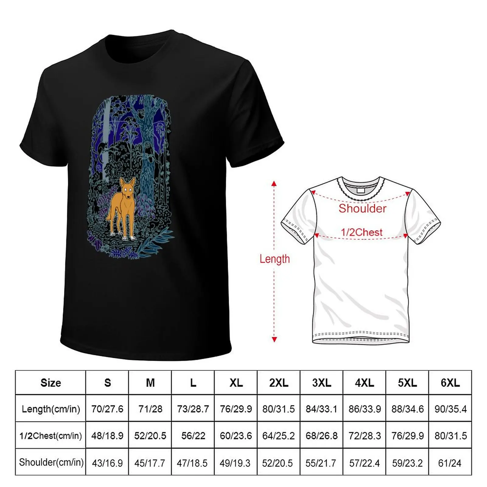 Forest Dingo T-Shirt man t shirt summer T-Shirt