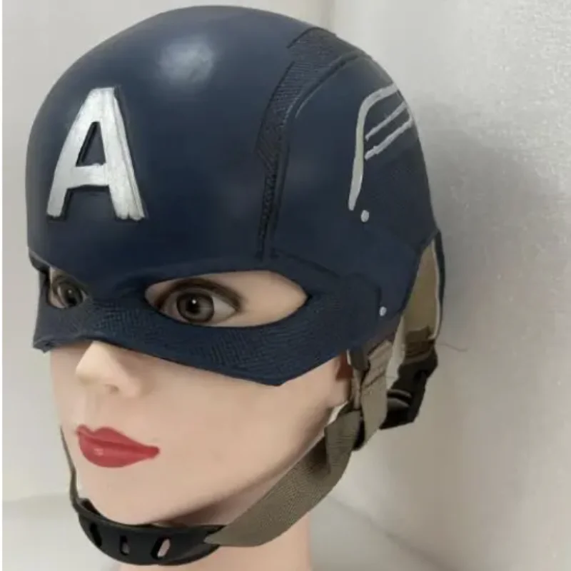 Cosplay Captain Mask America  Mask Halloween Helmet Latex Masks Cosplay Costume