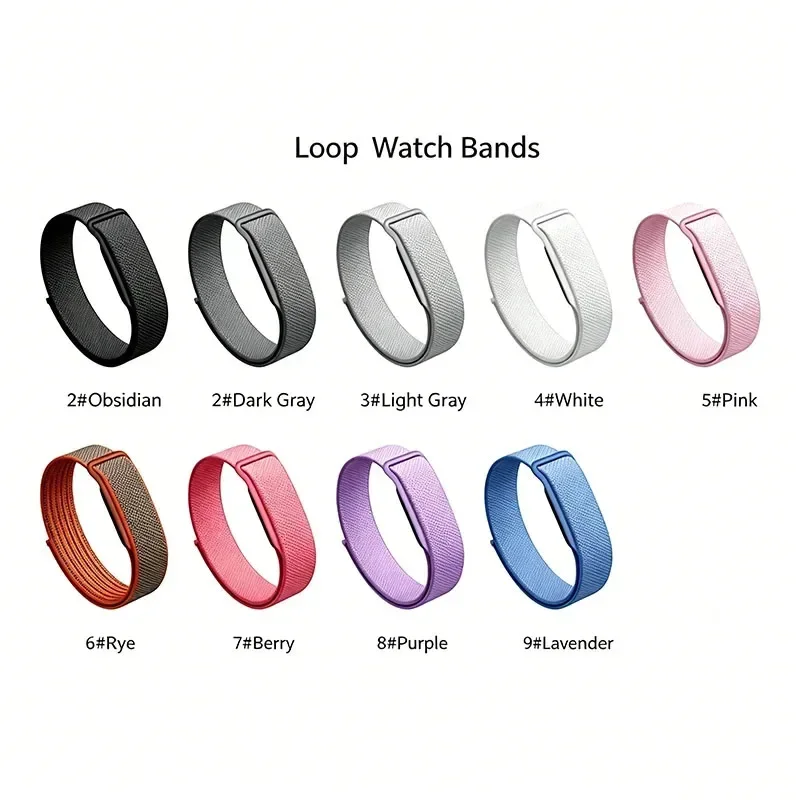 

Breathable Hook and Loop Replacement Strap Nylon Braided Sport Watch Band Quick Release for Smartwatch Fitness Tracker