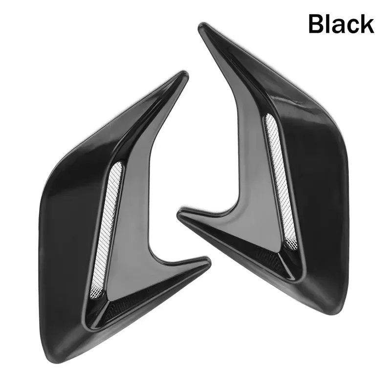 Carbon Fiber Universal Car Shark Gills Fender Side Air Flow Outlet Vent Decoration Sticker Trim Cover for Auto Styling image 5