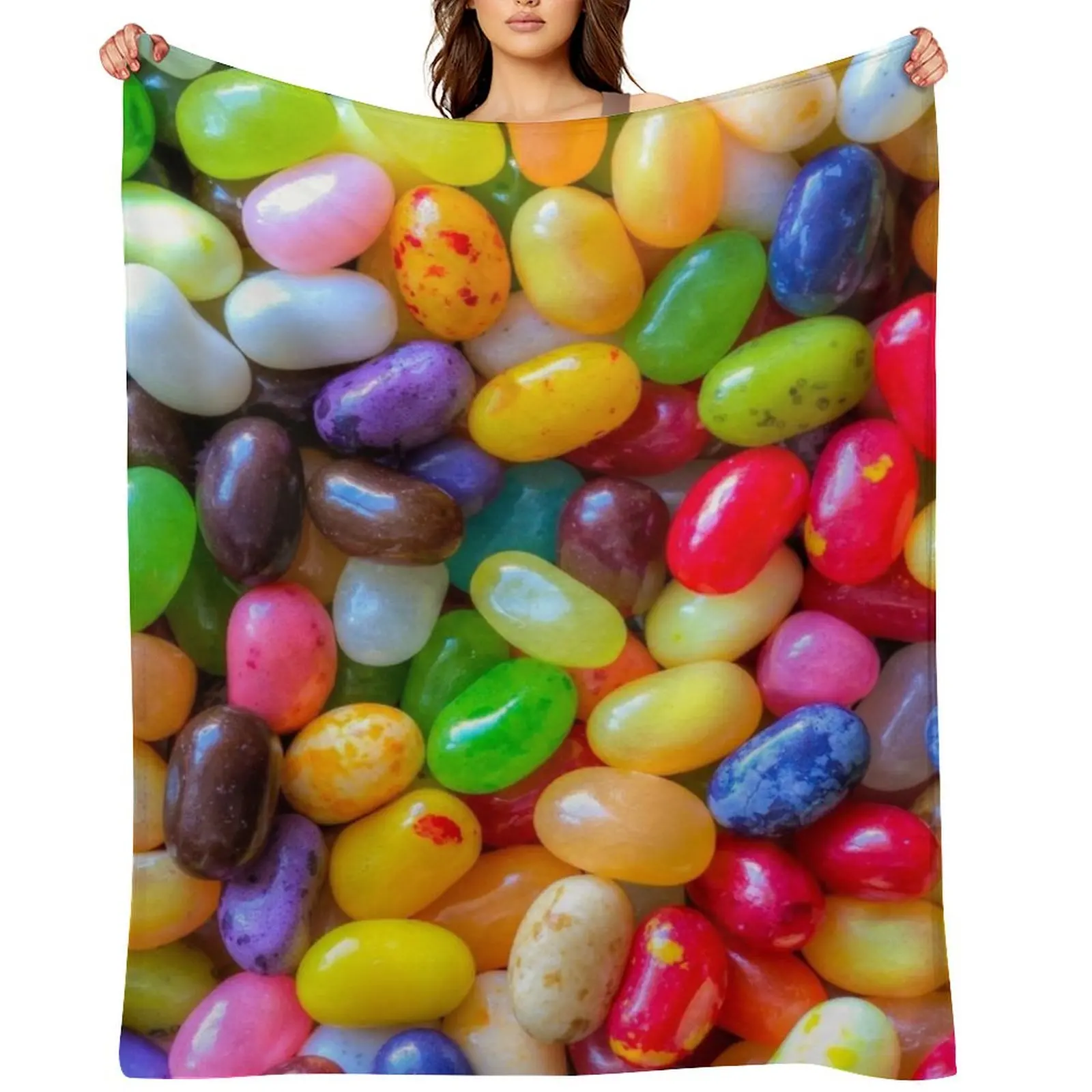 

Jelly Beans Throw Blanket Hairys Loose Bed linens valentine gift ideas Blankets