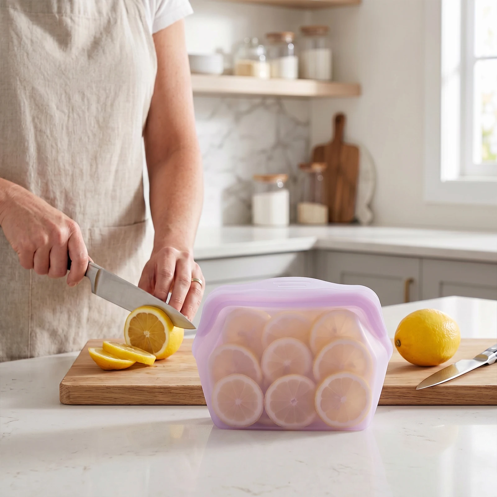Upright Freezer Bags High-Temperature Reusable Silicone Storage Bags Non-toxic for Household Kitchen Refrigerators