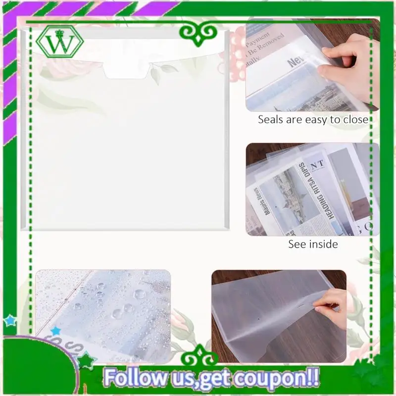 Reliable-Scrapbook Paper Vinyl Storage Organizer Clear Plastic Cardstock Holder With Sticky Index Tabs