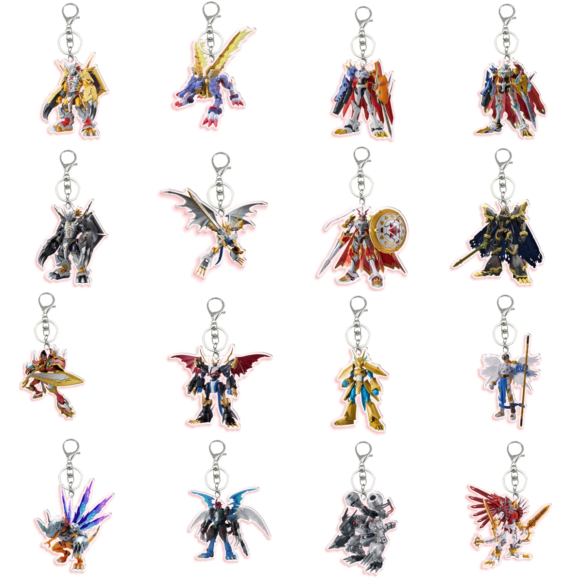 

BANDAI Figure-rise Standard Digimon Adventure Action Toy Figures Acrylic Keychain Pendant Anime Classics Toy Bag Pendant