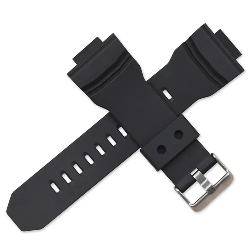 TPU Watchband for Casio GA-150/200/300 Bracelet Rubber Watch Strap Sport Replace Wristband Watch Accessories Band 16mm