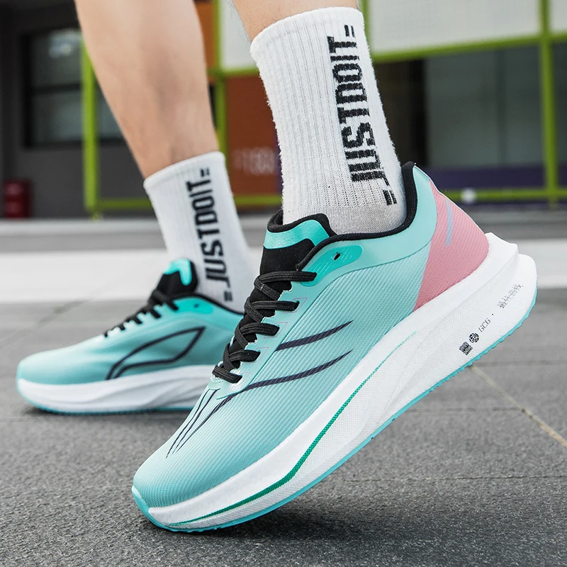 Laufschuhe mit Carbonplatte für optimale Dämpfung, stoßdämpfend, Partner-Design für Damen und Herren_voghion.com