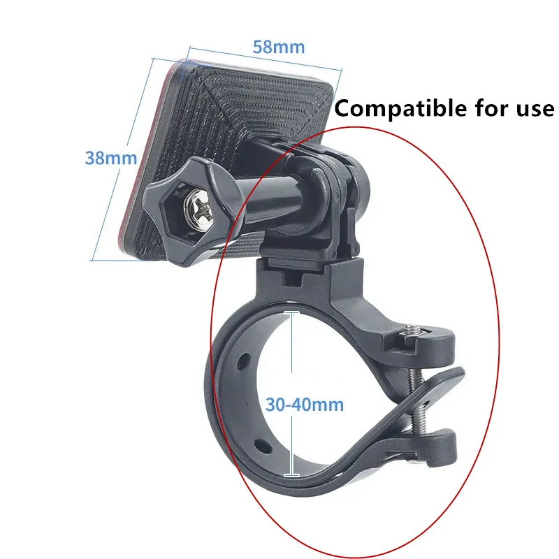 Adapter Mount Holder for Cylindrical recorder DDPAI Mini Pro / MINI2X KAWA D6 / D5 FOR AZDOME M300S / M330 / M300 LINGDU D500