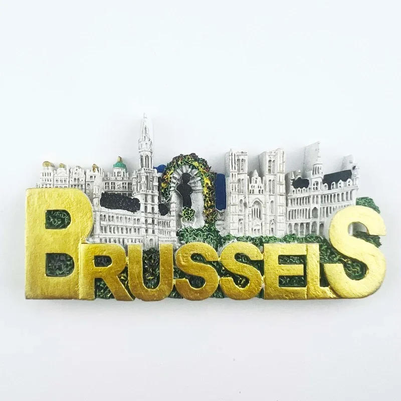 Belgium Fridge Stickers Brussels Tourist Souvenirs Travel Fridge Magnets Home Decor Wedding Gifts Photo Wall Magnetic Stickers