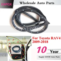 CAPQX Car Door Sealing Strip For Toyota RAV4 2009-2018 Door Buffer Seal Strip Waterproof Seal Strip