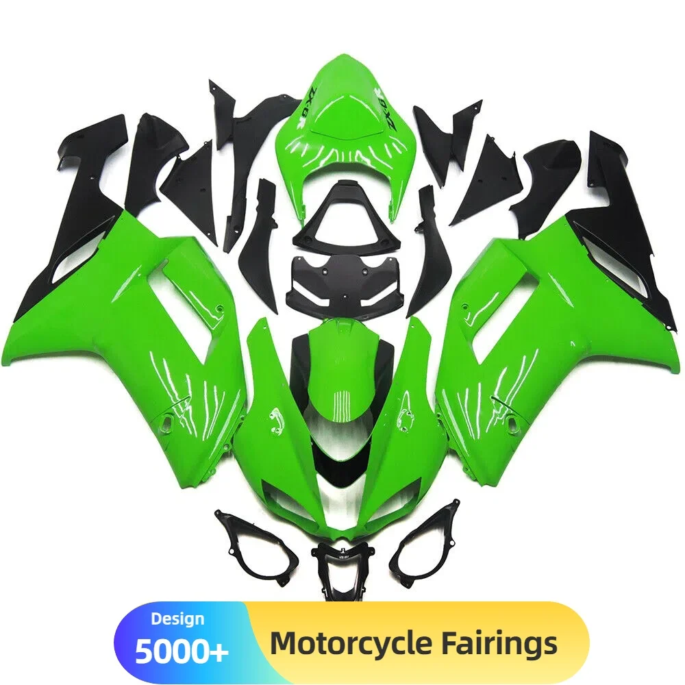 

For Kawasaki ZX6R 2007-2008 Durable ABS Fairing Panel Replacement Set - Motorcycle Bodywork Repair Kit