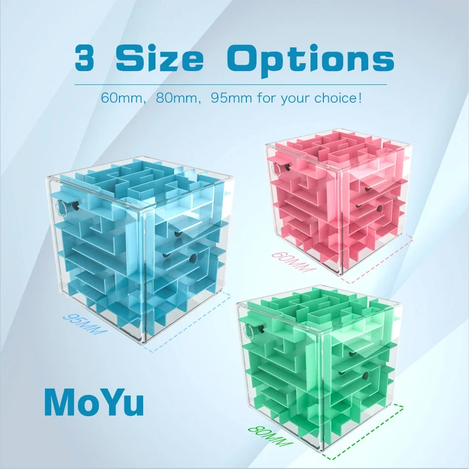 [Picube] MoYu 3D Maze Money Box Toy Suitable for Any Age educational Magic Cube Puzzle Intelligent Toys For Children Gift